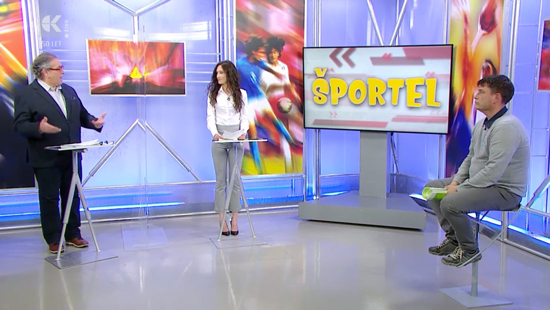 Od leve: voditelj Igor Malalan, nova sovoditeljica Jasmina Gruden in Igor Tomasetig