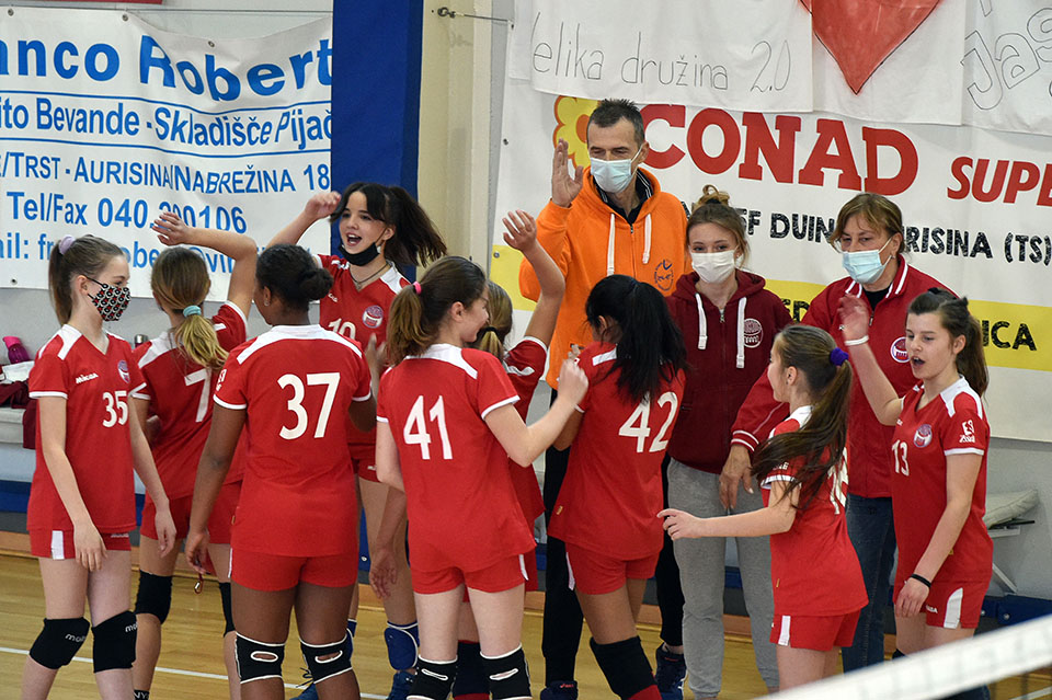 Nabrezina 17-04-2021 - Sport - ODBOJKA - Under 13 zenske - Sokol - Kontovel