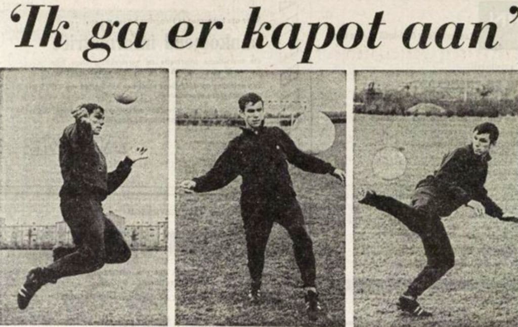 foto 10 - Članek nizozemskega časopisa. Willy Dullens med žongliranjem