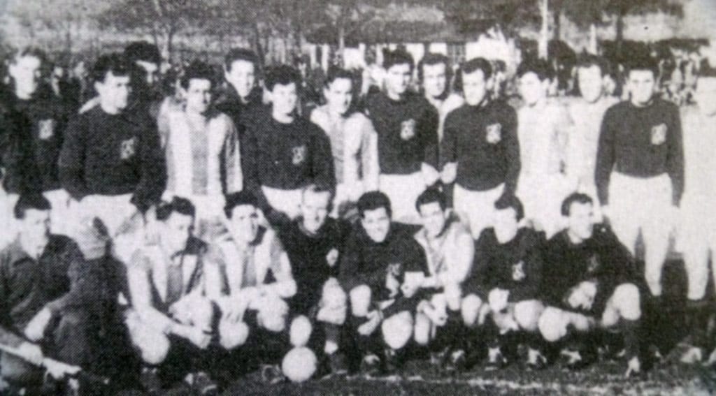 11 - prvi stiki med sosedi v času hladne vojne.  Ekipa Ronk je 9.01.1955 igrala prijateljsko tekmo proti novogoriškemu Železničarju na glavnem stadionu v Novi Gorici. Bili smo v obdobju hladne vojne. Tekme naj bi se je udeležil tudi Arnaldo Ferfoglia, ki me je na opozoril na dogodek. Nogomet je predstavljal pomemben trenutek preseganja ideološke razdeljenosti.