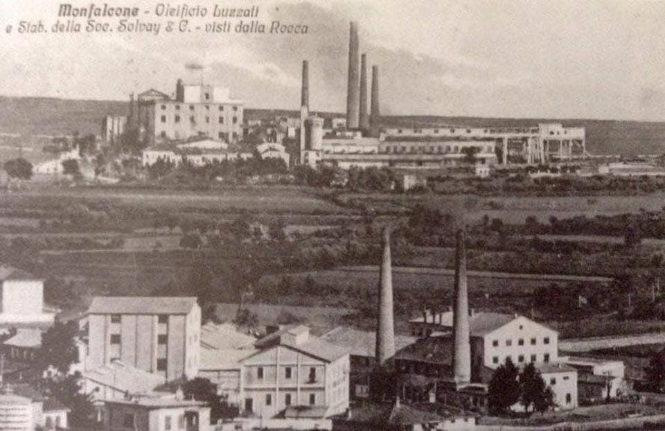 2. Foto Adria Werke in industrijski obrat Solvay pred vojno