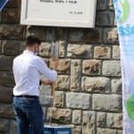 Slovenska olimpijska bakla v Trstu