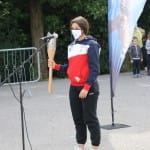 Slovenska olimpijska bakla v Trstu