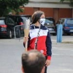 Slovenska olimpijska bakla v Trstu