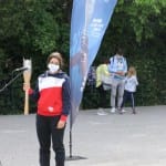 Slovenska olimpijska bakla v Trstu