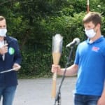Slovenska olimpijska bakla v Trstu