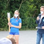 Slovenska olimpijska bakla v Trstu