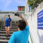 Slovenska olimpijska bakla v Trstu