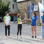 Slovenska olimpijska bakla v Trstu