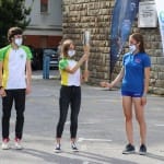 Slovenska olimpijska bakla v Trstu