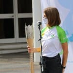 Slovenska olimpijska bakla v Trstu