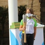 Slovenska olimpijska bakla v Trstu