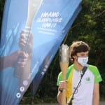 Slovenska olimpijska bakla v Trstu