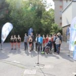 Slovenska olimpijska bakla v Trstu