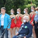Slovenska olimpijska bakla v Trstu