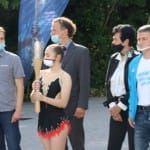 Slovenska olimpijska bakla v Trstu