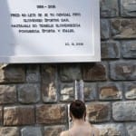 Slovenska olimpijska bakla v Trstu