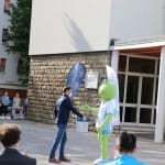Slovenska olimpijska bakla v Trstu
