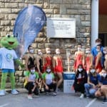 Slovenska olimpijska bakla v Trstu