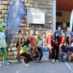 Slovenska olimpijska bakla v Trstu