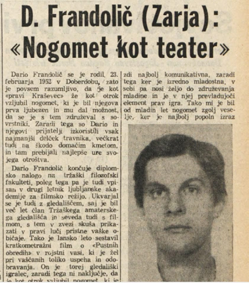 2. Foto 
Intervju v PD 31.12.1978