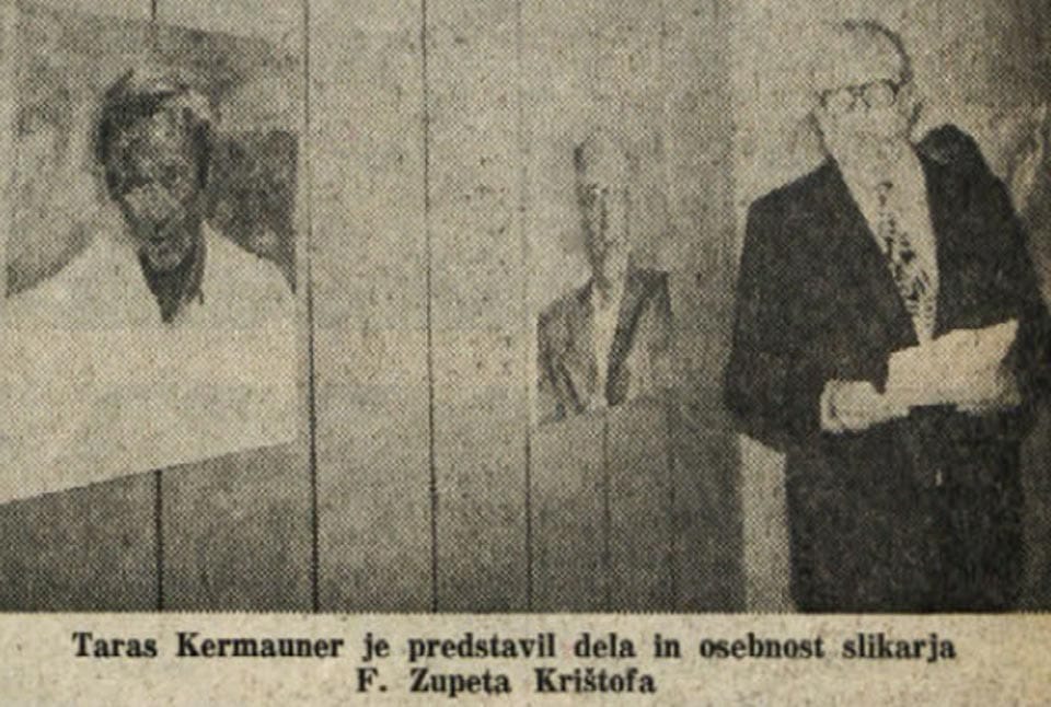 foto 8
Taras Kermauner med predstavitvijo v spodnjih prostorih Kulturnega doma