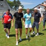 Prvoligašici Kaja Eržen in Dominika Čonč na obisku pri NK Kr