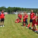 Prvoligašici Kaja Eržen in Dominika Čonč na obisku pri NK Kr