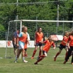 Prvoligašici Kaja Eržen in Dominika Čonč na obisku pri NK Kr