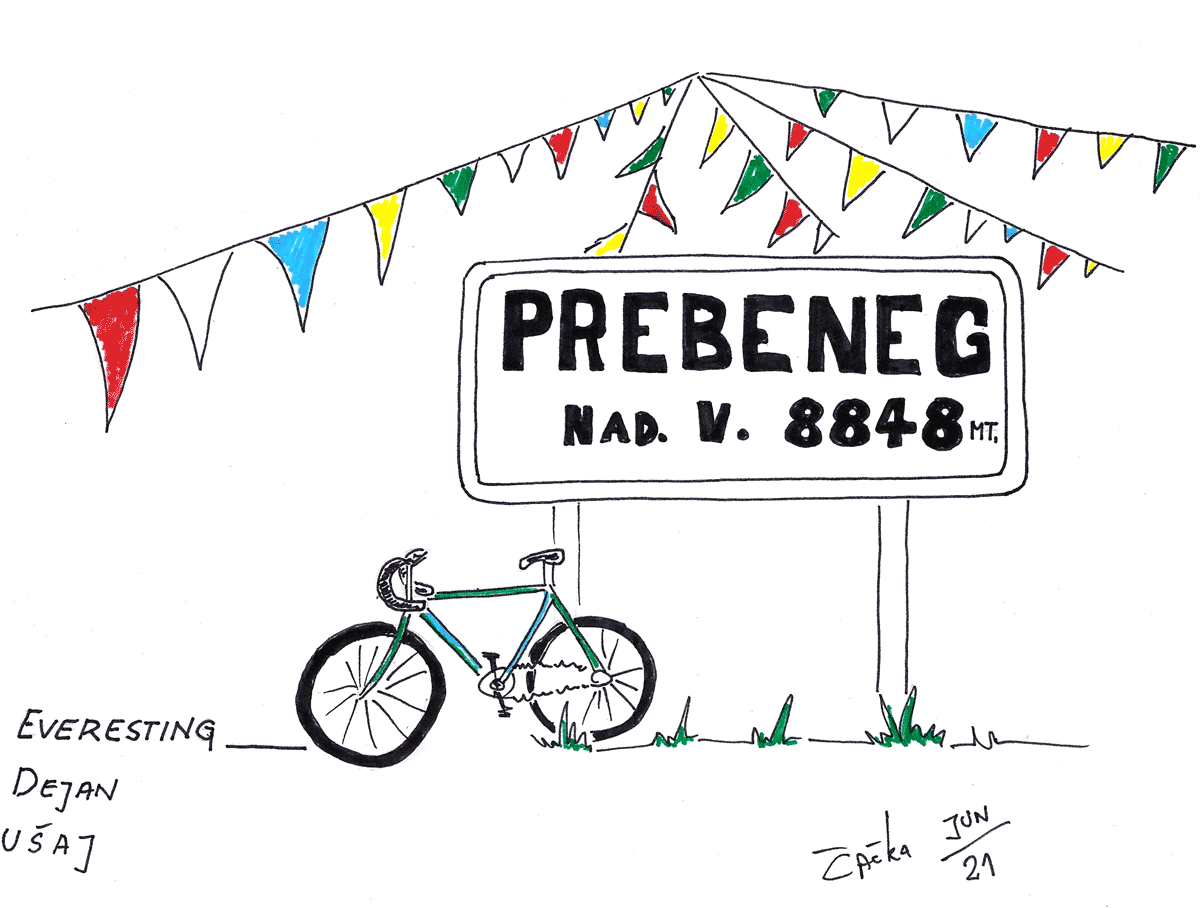 Čestitamo Dejanu Ušaju za opravljen Everesting