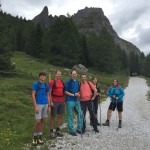 Planinski odsek AŠD Mladina: na vrhu gore Peralba