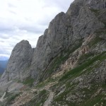 Planinski odsek AŠD Mladina: na vrhu gore Peralba