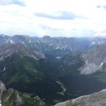 Planinski odsek AŠD Mladina: na vrhu gore Peralba