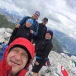 Planinski odsek AŠD Mladina: na vrhu gore Peralba
