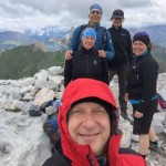 Planinski odsek AŠD Mladina: na vrhu gore Peralba
