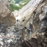 Planinski odsek AŠD Mladina: na vrhu gore Peralba