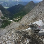 Planinski odsek AŠD Mladina: na vrhu gore Peralba