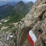 Planinski odsek AŠD Mladina: na vrhu gore Peralba