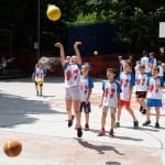 Kosarkarski kamp, ki ga organizirata ZSSDI in sportna sola Polet/Kontovel.