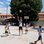 Kosarkarski kamp, ki ga organizirata ZSSDI in sportna sola Polet/Kontovel.