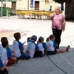 Kosarkarski kamp, ki ga organizirata ZSSDI in sportna sola Polet/Kontovel.