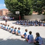 Kosarkarski kamp, ki ga organizirata ZSSDI in sportna sola Polet/Kontovel.