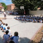 Kosarkarski kamp, ki ga organizirata ZSSDI in sportna sola Polet/Kontovel.