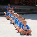 Kosarkarski kamp, ki ga organizirata ZSSDI in sportna sola Polet/Kontovel.