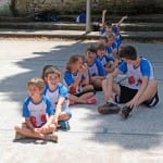Kosarkarski kamp, ki ga organizirata ZSSDI in sportna sola Polet/Kontovel.