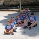 Kosarkarski kamp, ki ga organizirata ZSSDI in sportna sola Polet/Kontovel.