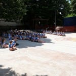 Kosarkarski kamp, ki ga organizirata ZSSDI in sportna sola Polet/Kontovel.