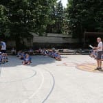 Kosarkarski kamp, ki ga organizirata ZSSDI in sportna sola Polet/Kontovel.