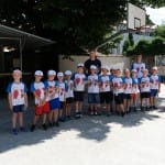 Kosarkarski kamp, ki ga organizirata ZSSDI in sportna sola Polet/Kontovel.