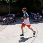 Kosarkarski kamp, ki ga organizirata ZSSDI in sportna sola Polet/Kontovel.